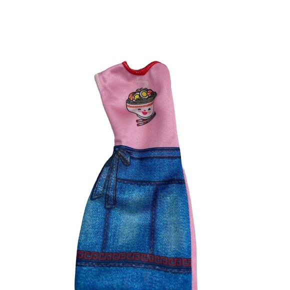 2019 Mattel Barbie Doll You Can Be Anything NOODLE MAKER DRESS ONLY #GHK44 - Picture 1 of 7